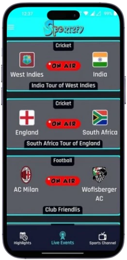 Introduction to Sportzfy APK